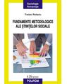 Copertă produs Fundamente metodologice ale științelor sociale - thumb 1