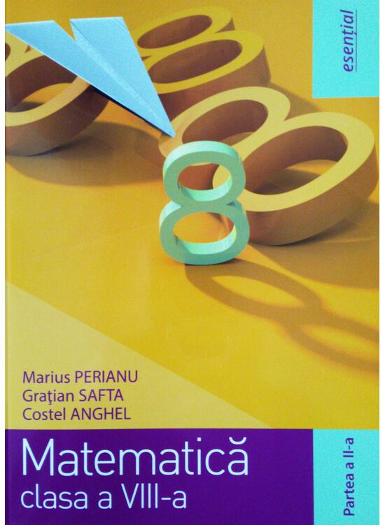 Copertă produs Matematică clasa a VIII-a. Partea II (esențial) - gallery big 1