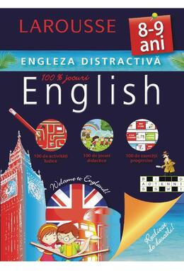 Copertă produs Larousse. Engleza distractivă 8-9 ani