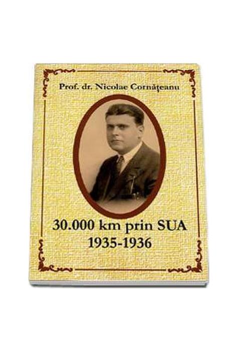 Copertă produs 30000 km prin SUA 1935-1936