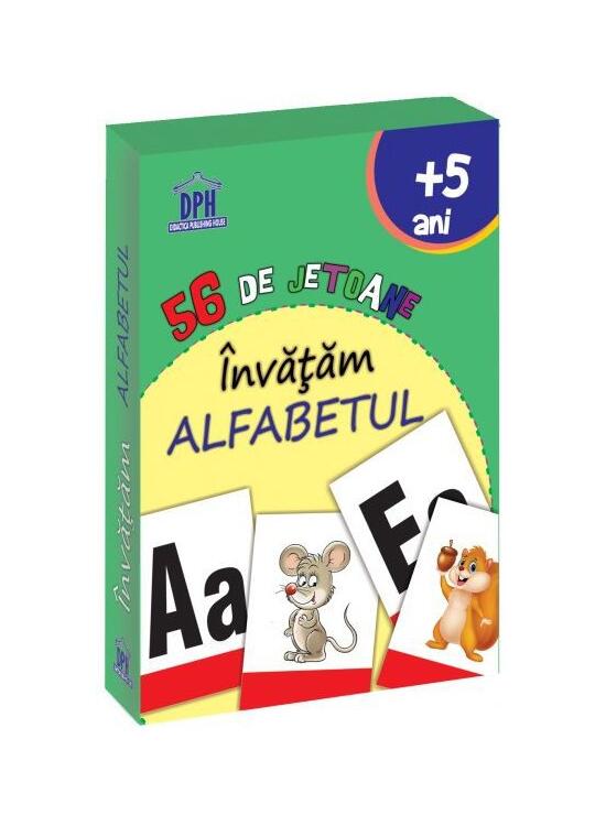 Copertă produs &Icirc;nvățăm alfabetul - 56 de jetoane - gallery big 1