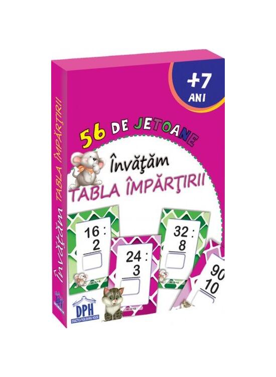 Copertă produs &Icirc;nvățăm tabla &icirc;mpărțirii - 56 de jetoane - gallery big 1
