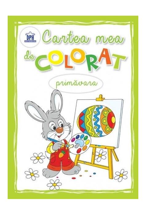 Copertă produs Cartea mea de colorat Primăvara