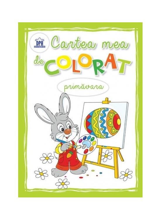 Copertă produs Cartea mea de colorat Primăvara - gallery big 1