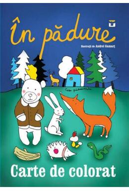 Copertă produs În pădure. Carte de colorat