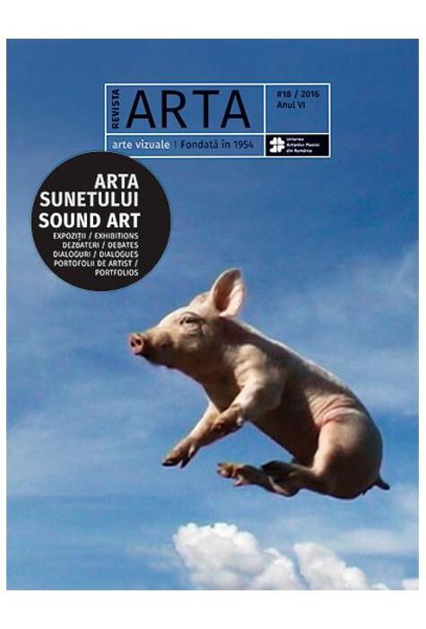 Copertă produs Revista ARTA #18/2016. Arta sunetului / Sound Art