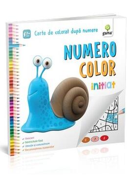 Copertă produs NumeroColor Inițiat. Carte de colorat după numere