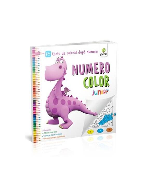 Copertă produs NumeroColor Junior Plus. Carte de colorat după numere - gallery big 1