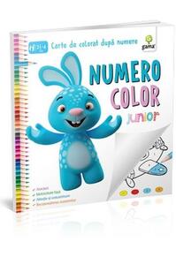 Copertă produs NumeroColor Junior. Carte de colorat după numere