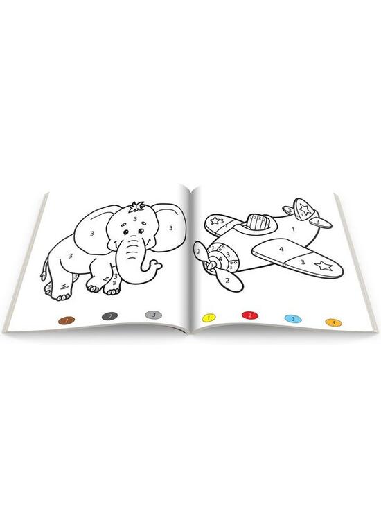 Copertă produs NumeroColor Junior. Carte de colorat după numere - gallery big 2