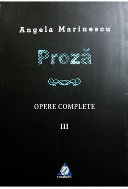 Copertă produs Proză. Opere complete III