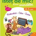 Copertă produs Isteţ de mic! Lumea animalelor. Matematică - Citire - Scriere (4-5 ani) - gallery small 