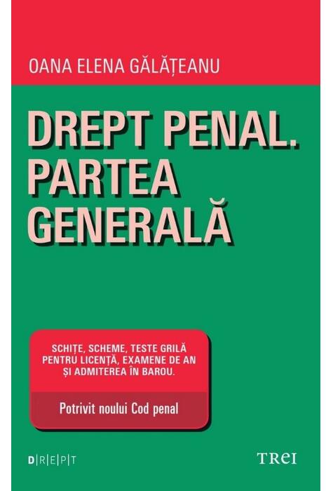 Copertă produs Drept penal. Partea generală