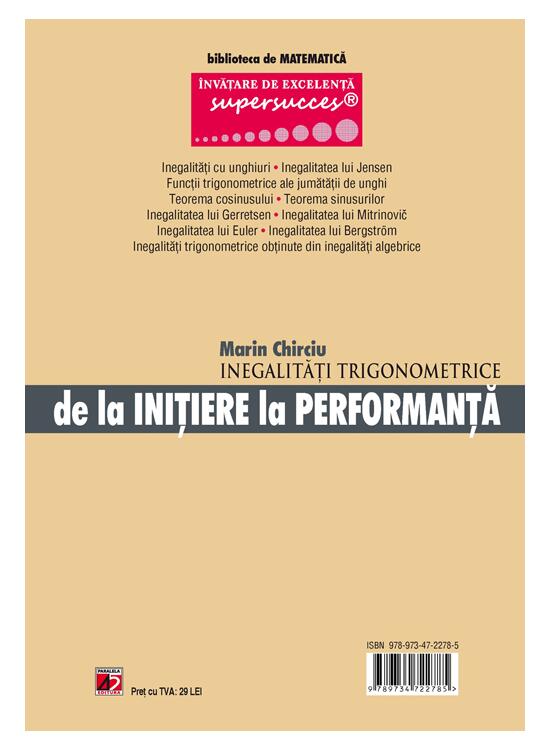 Copertă produs Inegalități trigonometrice. De la inițiere la performanță - gallery big 2