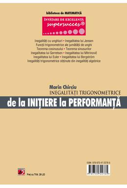 Copertă produs Inegalități trigonometrice. De la inițiere la performanță
