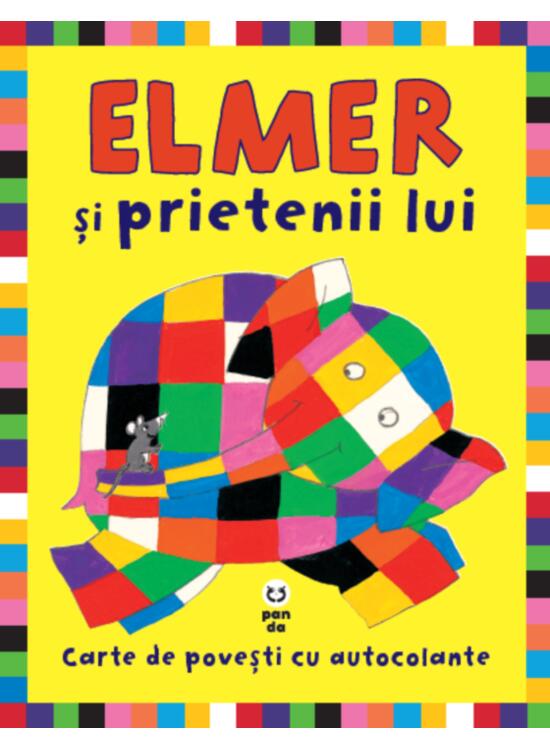 Copertă produs Elmer şi prietenii lui. Carte de povești cu autocolante - gallery big 1