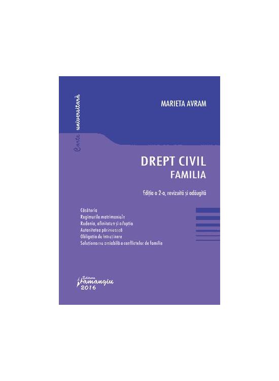 Copertă produs Drept civil. Familia - gallery big 1