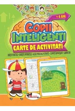 Copertă produs Jocuri pentru copii inteligenți, +4 ani. Carte de activități