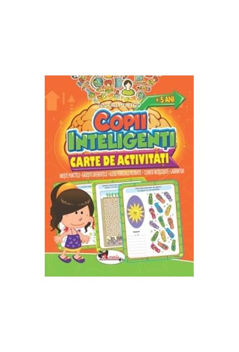 Copertă produs Jocuri pentru copii inteligenți, +5 ani. Carte de activități