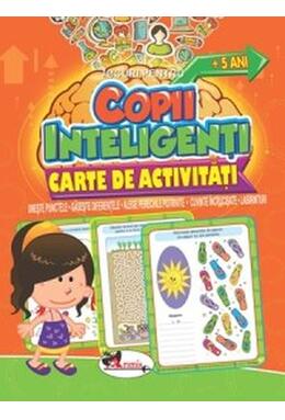 Copertă produs Jocuri pentru copii inteligenți, +5 ani. Carte de activități