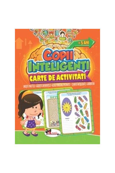 Jocuri pentru copii inteligenți, +5 ani. Carte de activități