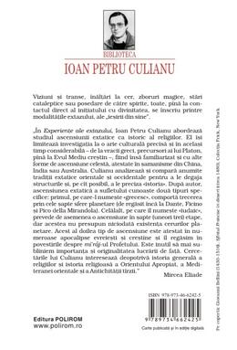 Copertă produs Experienţe ale extazului