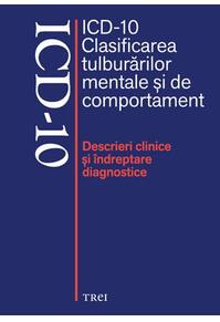 Copertă produs ICD-10 Clasificarea tulburărilor mentale şi de comportament. Descrieri clinice şi îndreptare diagnostice