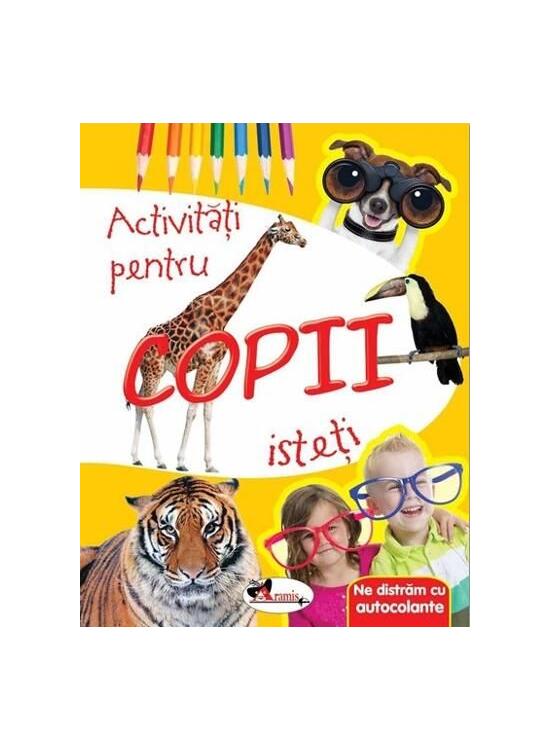 Copertă produs Activități pentru copii isteți. Ne distrăm cu autocolante - gallery big 1