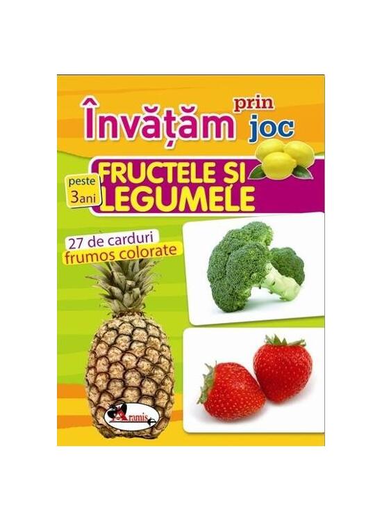 Copertă produs &Icirc;nvățam prin joc fructele și legumele. Cărți de joc educative (+3 ani) - gallery big 1