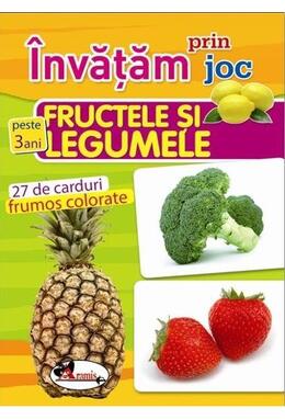 Copertă produs &Icirc;nvățam prin joc fructele și legumele. Cărți de joc educative (+3 ani)