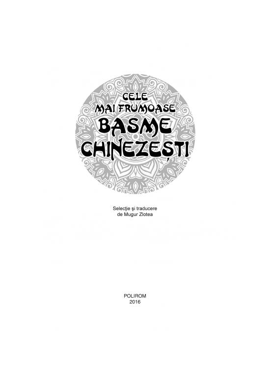 Copertă produs Cele mai frumoase basme chinezeşti - gallery big 6