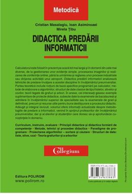 Copertă produs Didactica predării informaticii
