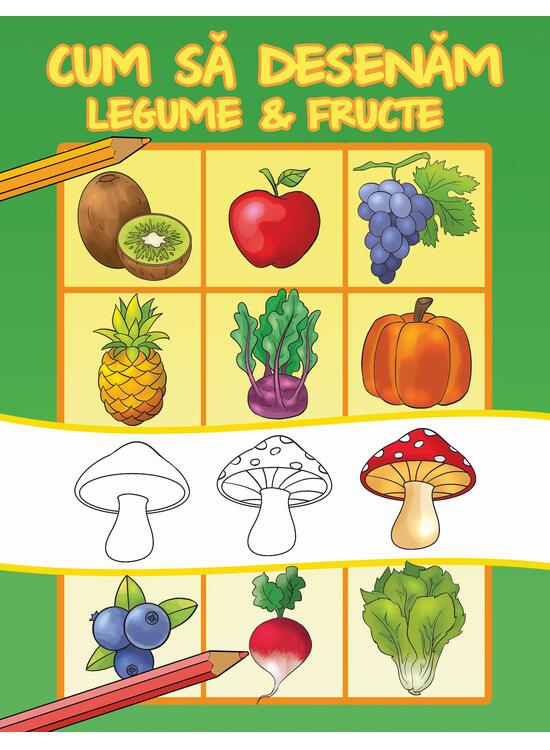 Copertă produs Cum sa desenam fructe și legume - gallery big 1