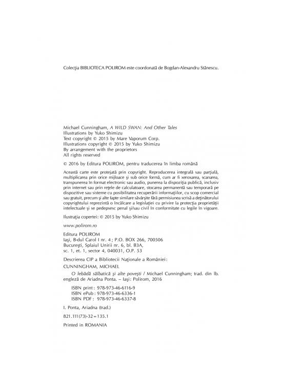 Copertă produs O lebădă sălbatică și alte povești - gallery big 4