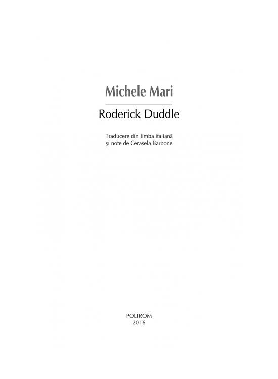 Copertă produs Roderick Duddle - gallery big 5