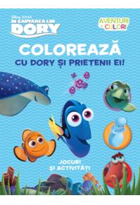 Copertă produs Colorează cu Dory și prietenii ei!