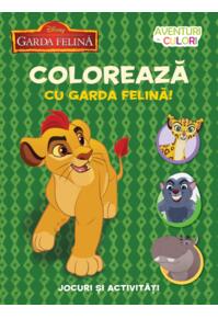 Copertă produs Colorează cu garda felină!