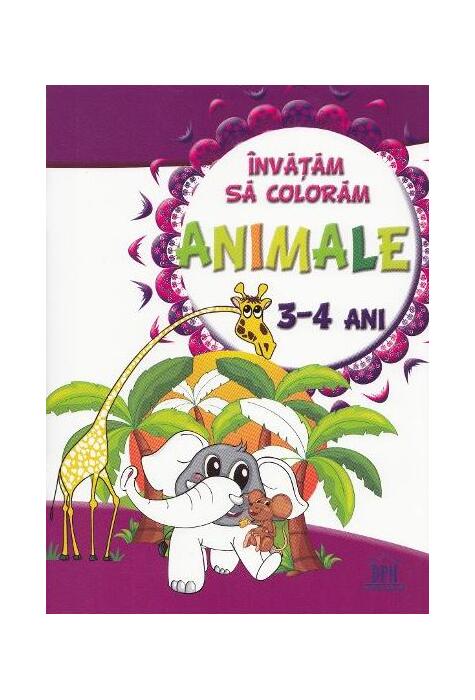 Copertă produs &Icirc;nvătăm să colorăm: Animale