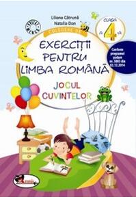 Copertă produs Culegere de exerciții pentru limba rom&acirc;nă Jocul cuvintelor Clasa a IV-a