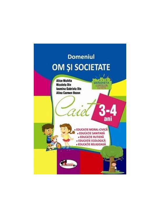 Copertă produs Domeniul Om și societate. Caiet pentru 3-4 ani - gallery big 1