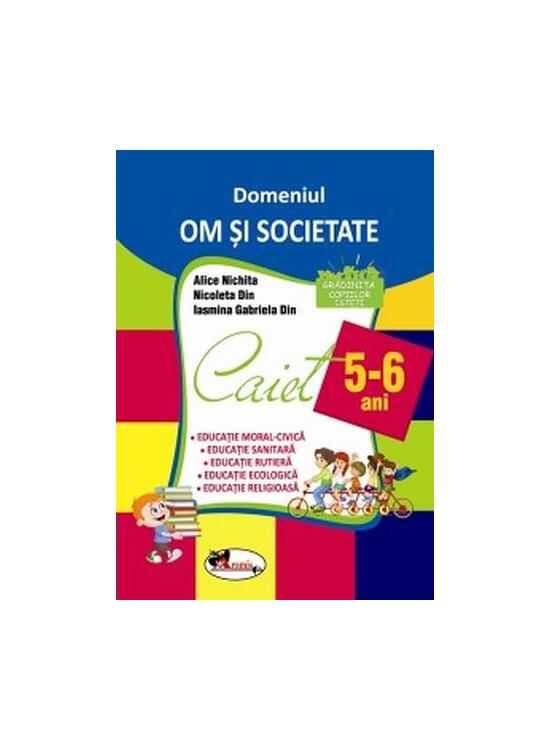 Copertă produs Domeniul Om și societate. Caiet pentru 5-6 ani - gallery big 1