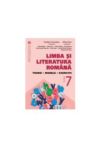 Copertă produs Limba şi literatura română clasa a VII-a. Teorie, modele, exerciţii