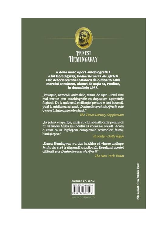 Copertă produs Dealurile verzi ale Africii - gallery big 2