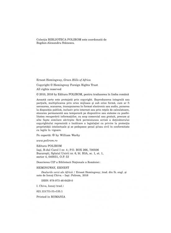 Copertă produs Dealurile verzi ale Africii - gallery big 4