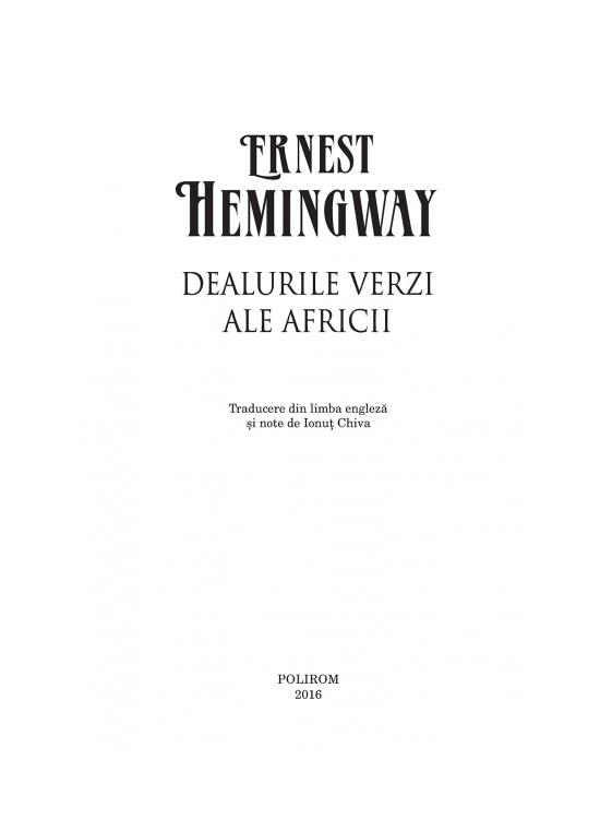 Copertă produs Dealurile verzi ale Africii - gallery big 5