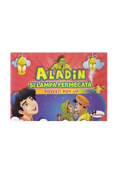Copertă produs Aladin și lampa fermecată Povești Pop-up