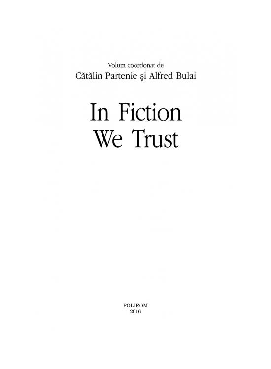 Copertă produs In fiction we trust - gallery big 5