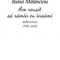 Copertă produs Am reușit să răm&acirc;n eu &icirc;nsămi (interviuri) - gallery small 
