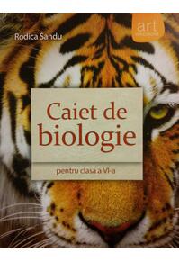 Copertă produs Caiet de Biologie pentru clasa a VI-a