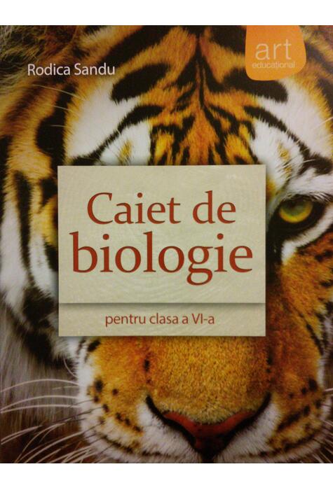 Copertă produs Caiet de Biologie pentru clasa a VI-a